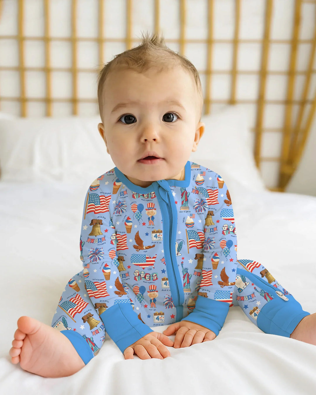 Gerippte Babykleidung mit individuellem Foto - Weich &amp; Skizzenhaft