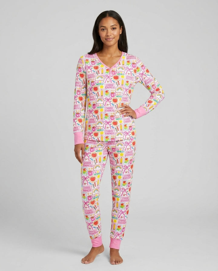 Vorlage Bambus Damen Pyjama Set