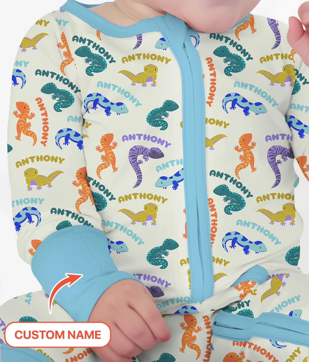 Gerippte Babykleidung mit individuellem Foto - Weich &amp; Skizzenhaft