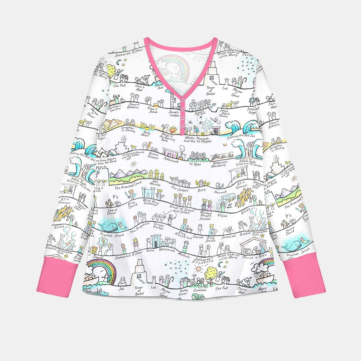 Vorlage für individuelles Damen-Pyjama-Set