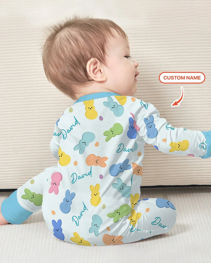 Gerippte Babykleidung mit individuellem Foto - Weich &amp; Skizzenhaft