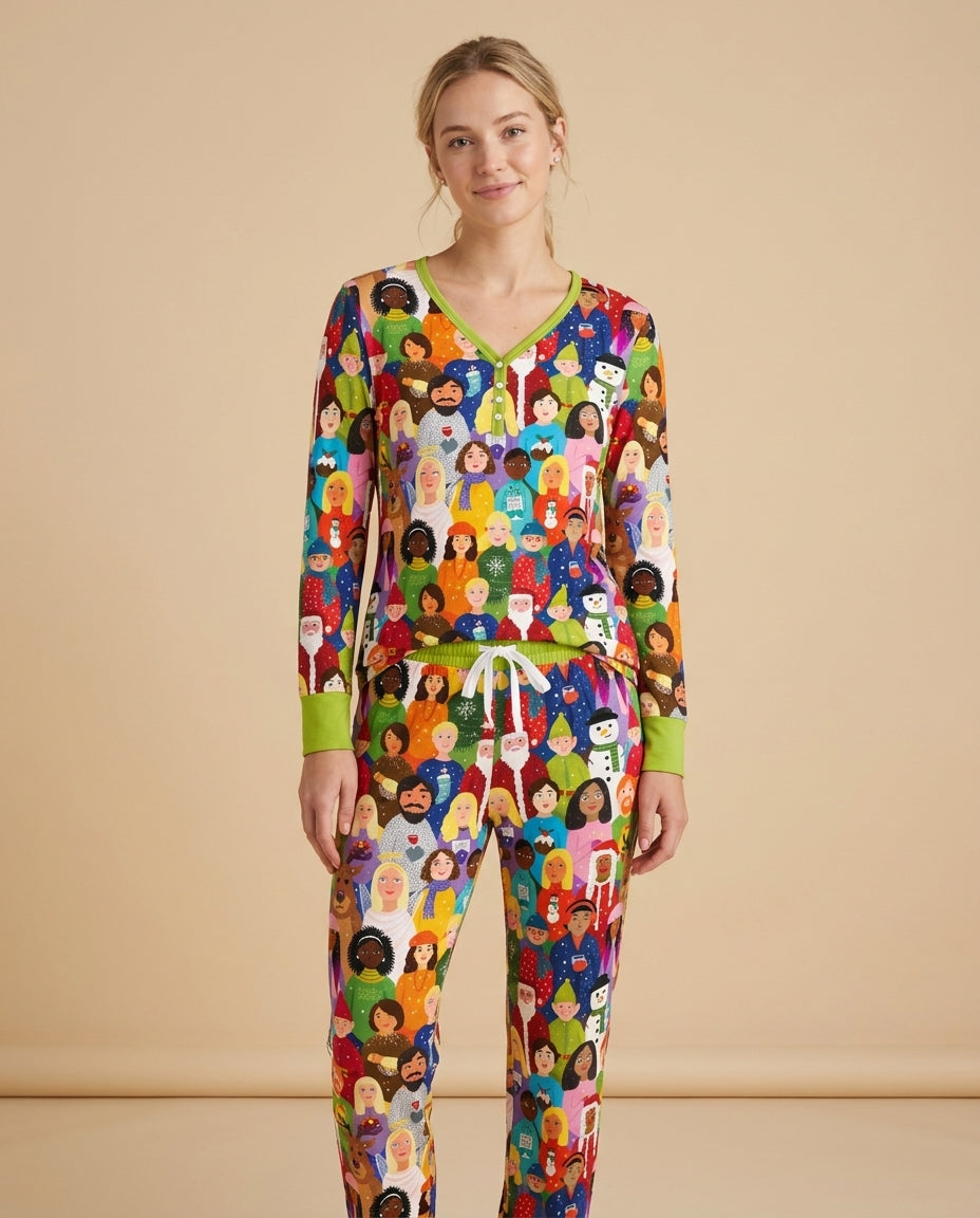 Together for Christmas Bamboo Women Pajama Set