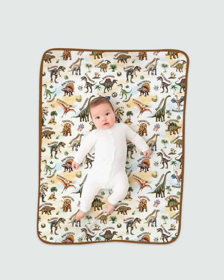 Dino Discovery Bamboo Blanket