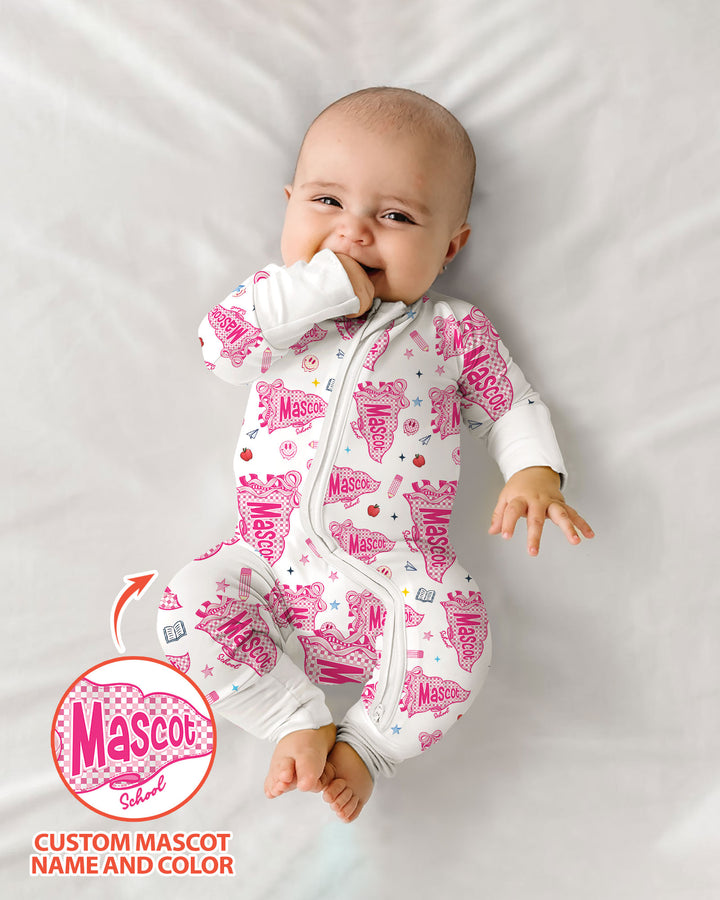 Custom Mascot School Name Bamboo Convertible Zippy