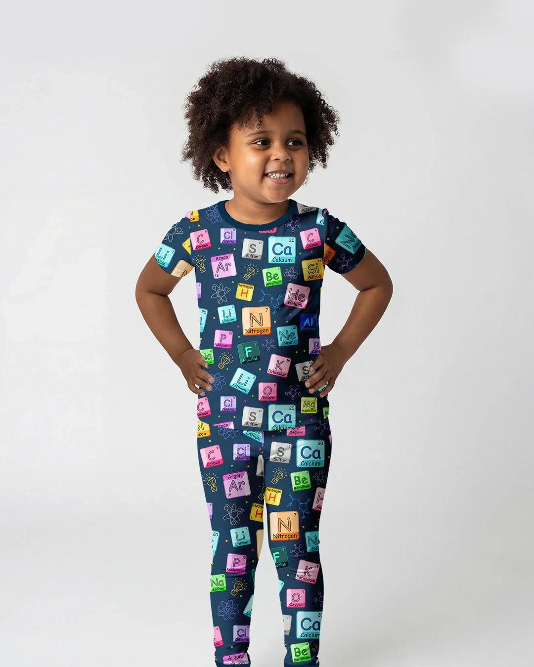 Zweiteiliges, kurzärmliges Pyjama-Set mit Marienkäfern