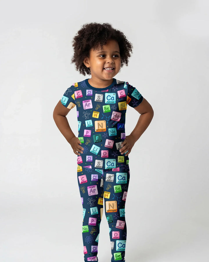 Zweiteiliges, kurzärmliges Pyjama-Set mit Marienkäfern