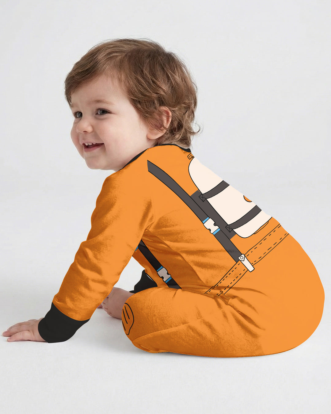 Gerippte Babykleidung mit individuellem Foto - Weich &amp; Skizzenhaft