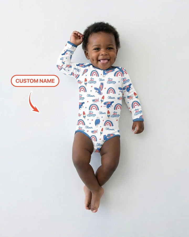Long Live America Bamboo Bodysuit