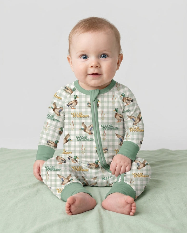 Gerippte Babykleidung mit individuellem Foto - Weich &amp; Skizzenhaft