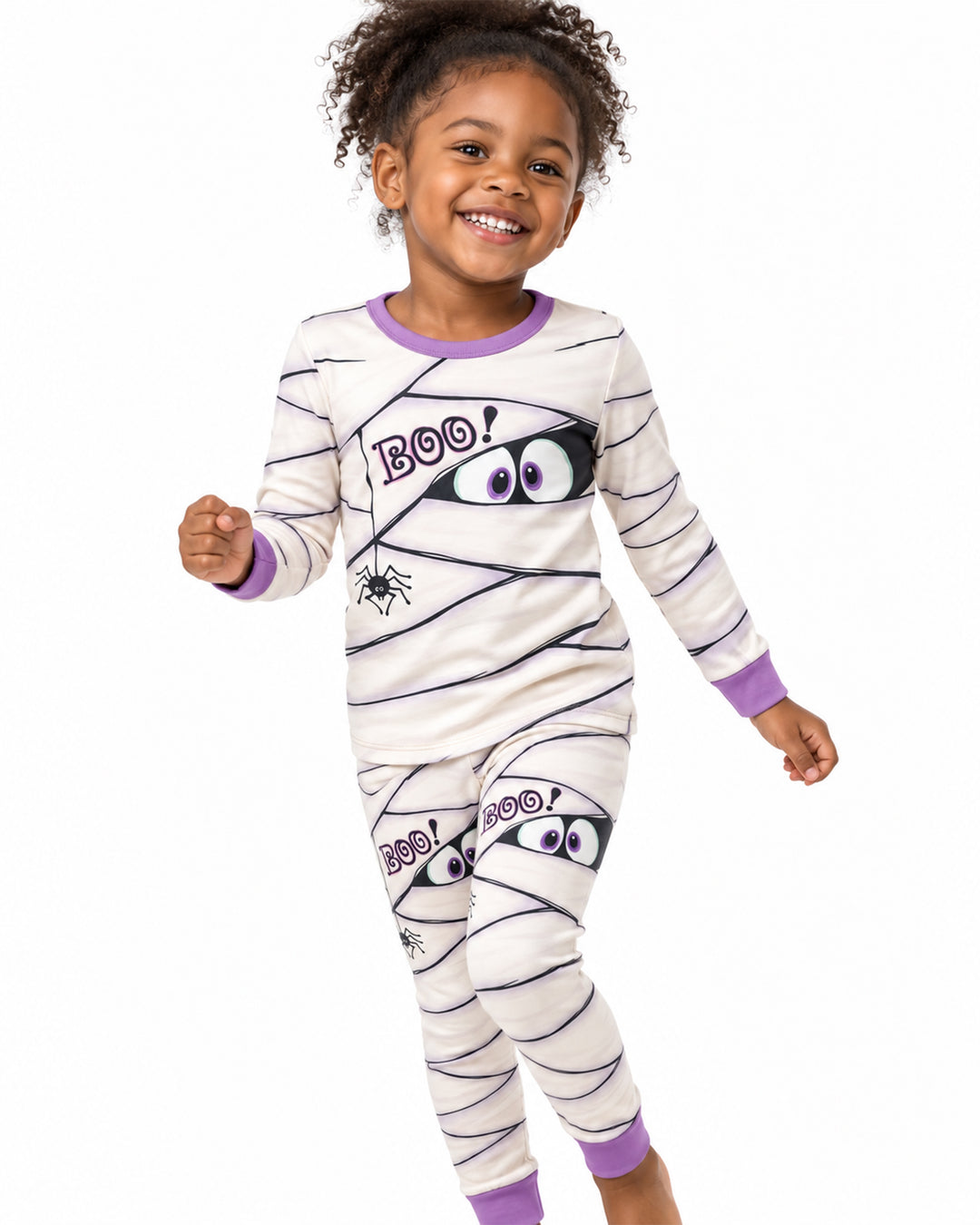 Little Mummy Halloween Bamboo Two Piece Long Sleeve Pajama Set