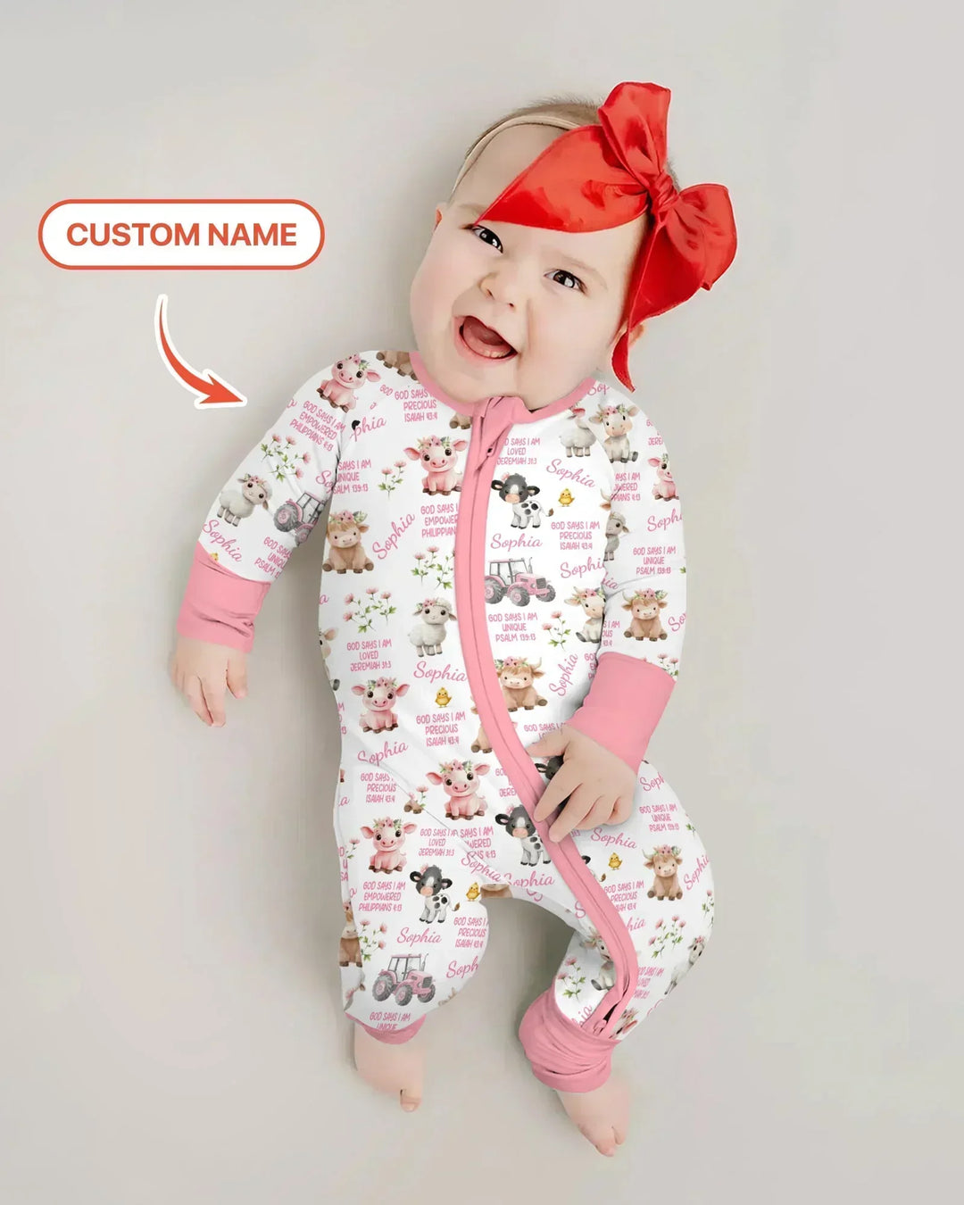 Gerippte Babykleidung mit individuellem Foto - Weich &amp; Skizzenhaft