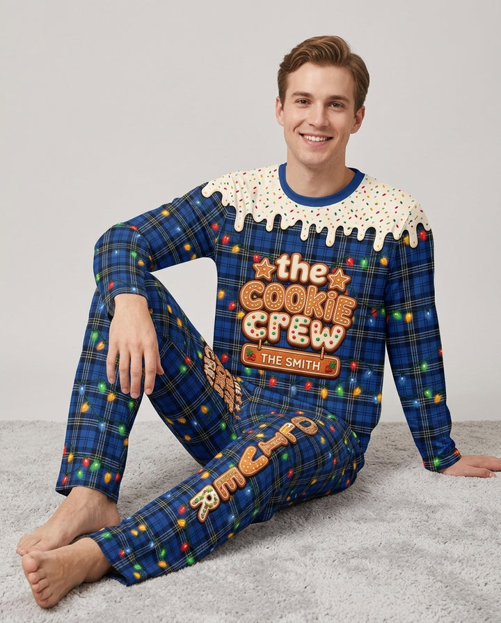 The Cookie Crew Custom Name Bamboo Men's Pajama Set