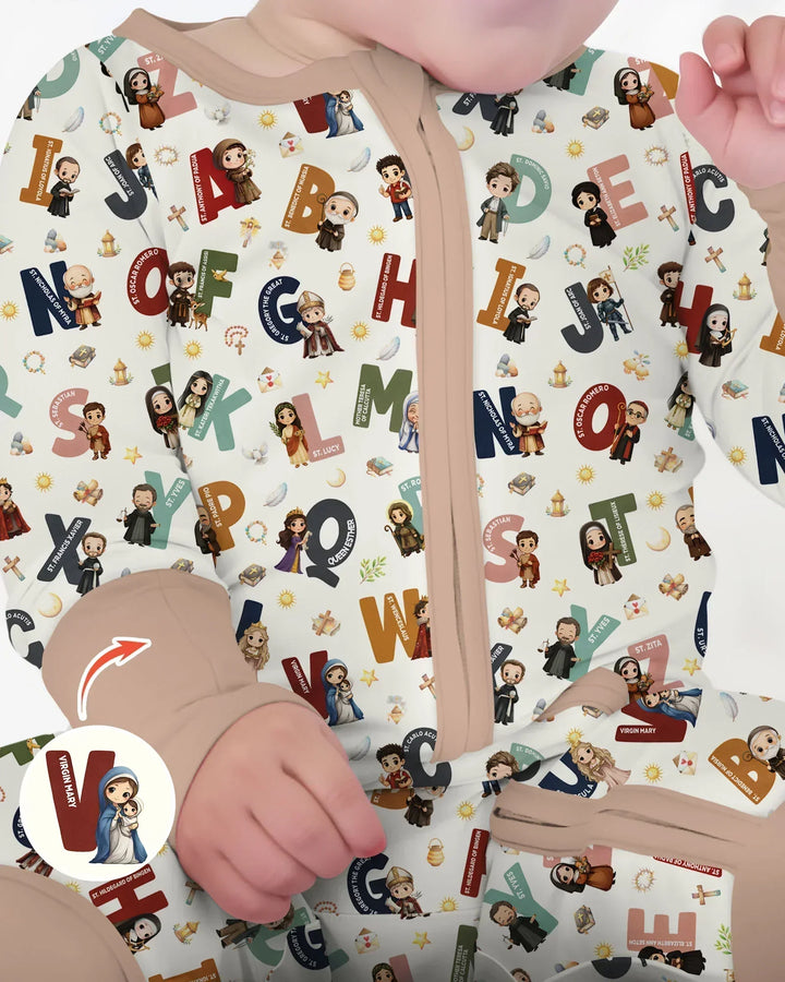 Gerippte Babykleidung mit individuellem Foto - Weich &amp; Skizzenhaft