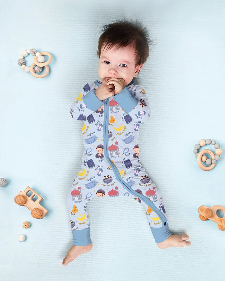 Gerippte Babykleidung mit individuellem Foto - Weich &amp; Skizzenhaft