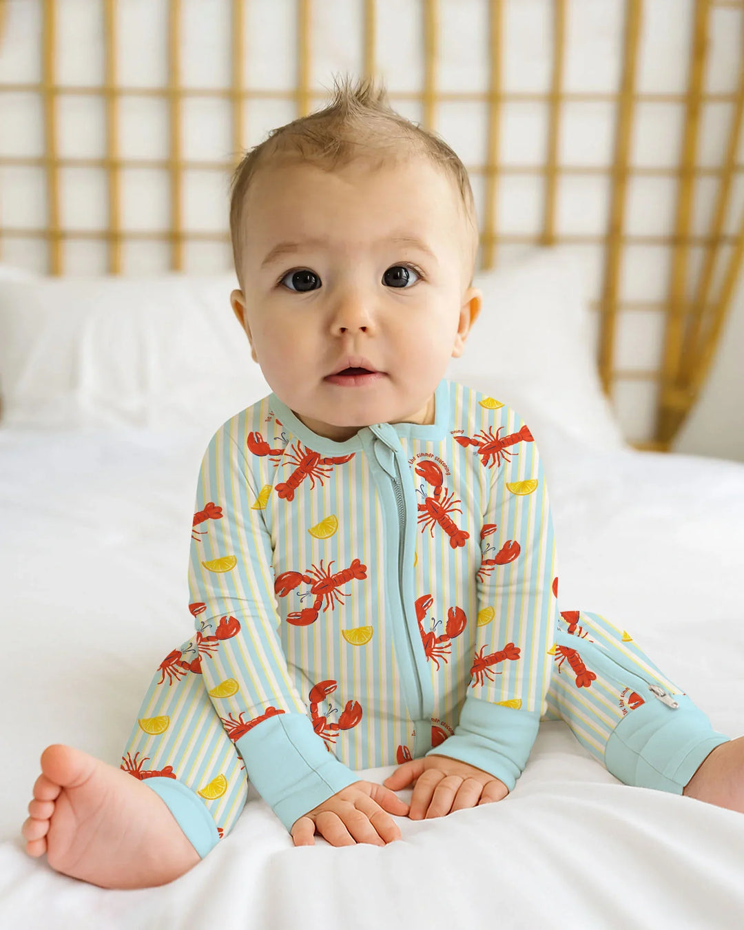 Gerippte Babykleidung mit individuellem Foto - Weich &amp; Skizzenhaft