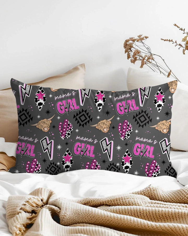 Western Mama & Me Matching Bamboo Pillow Case