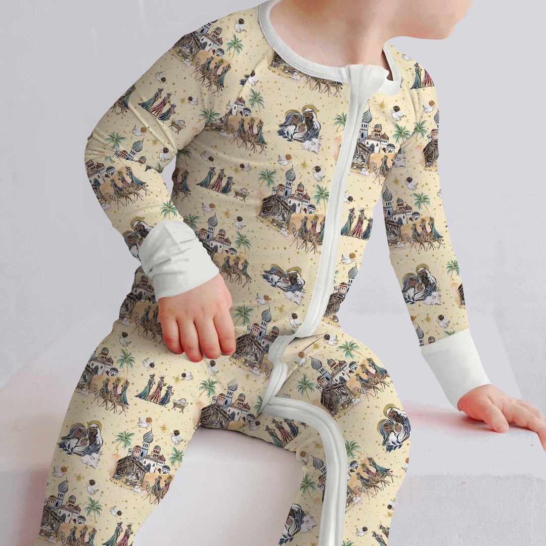 Gerippte Babykleidung mit individuellem Foto - Weich &amp; Skizzenhaft
