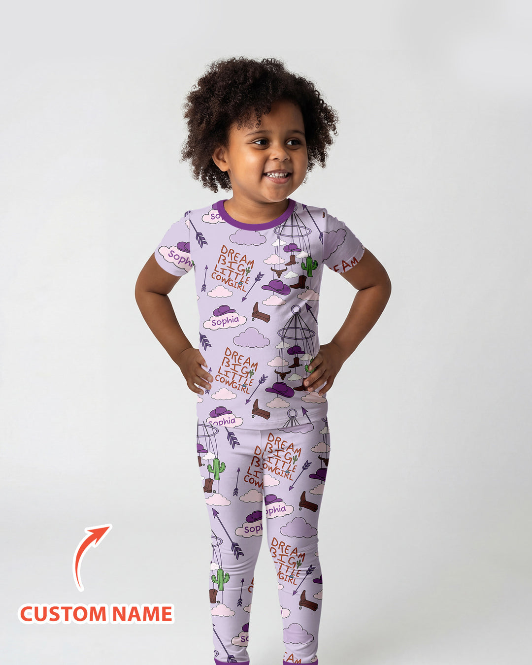 Zweiteiliges, kurzärmliges Pyjama-Set mit Marienkäfern