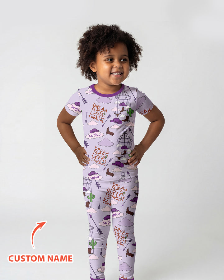 Zweiteiliges, kurzärmliges Pyjama-Set mit Marienkäfern