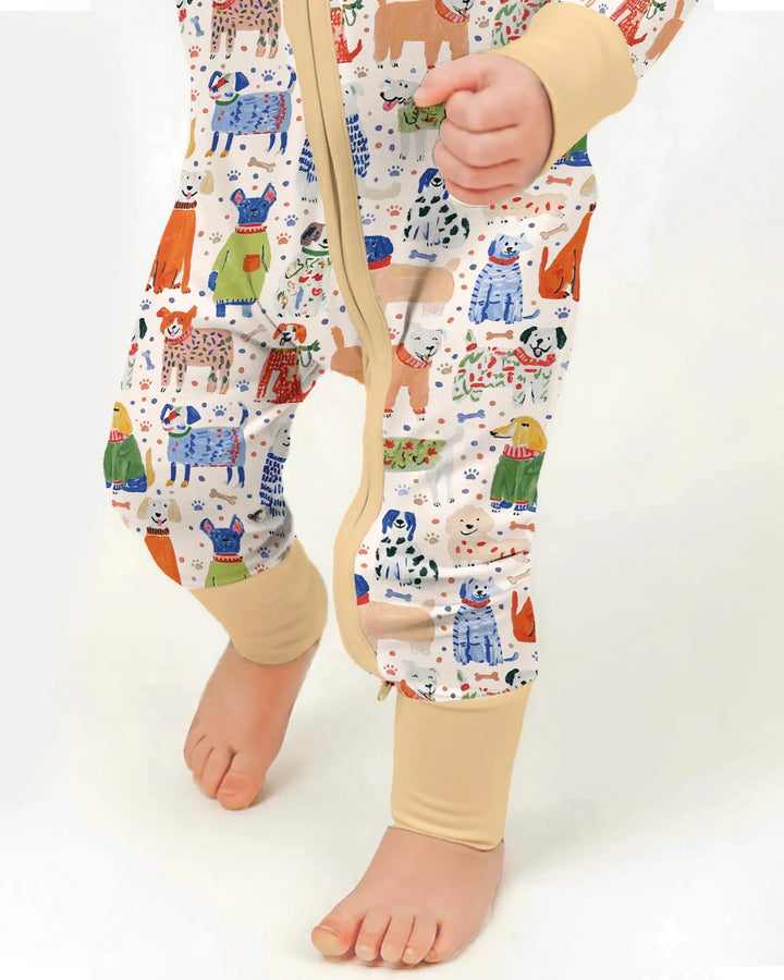 Whimsical Puppy Bamboo Convertible Zippy