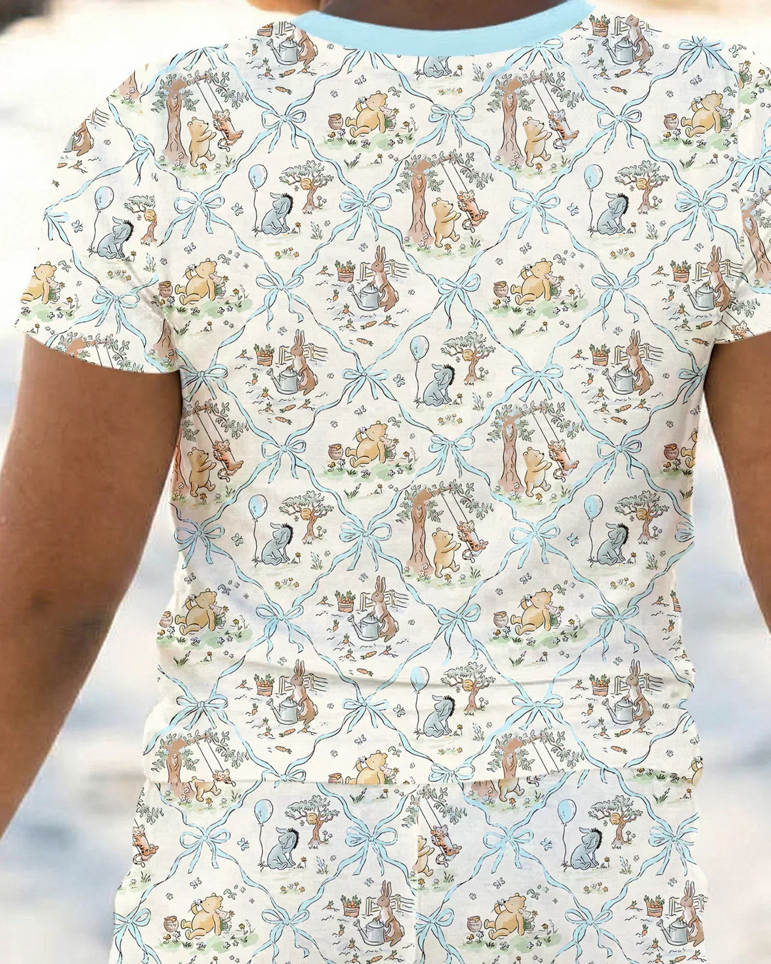 Zweiteiliges, kurzärmliges Pyjama-Set mit Marienkäfern