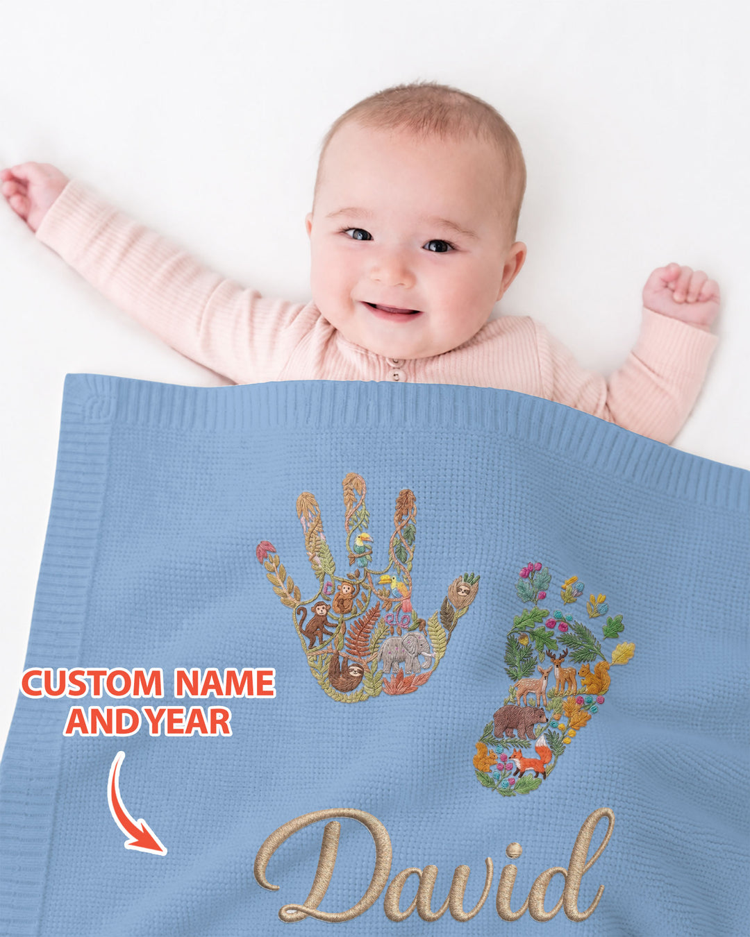Baby Prints Baby Cotton Blanket