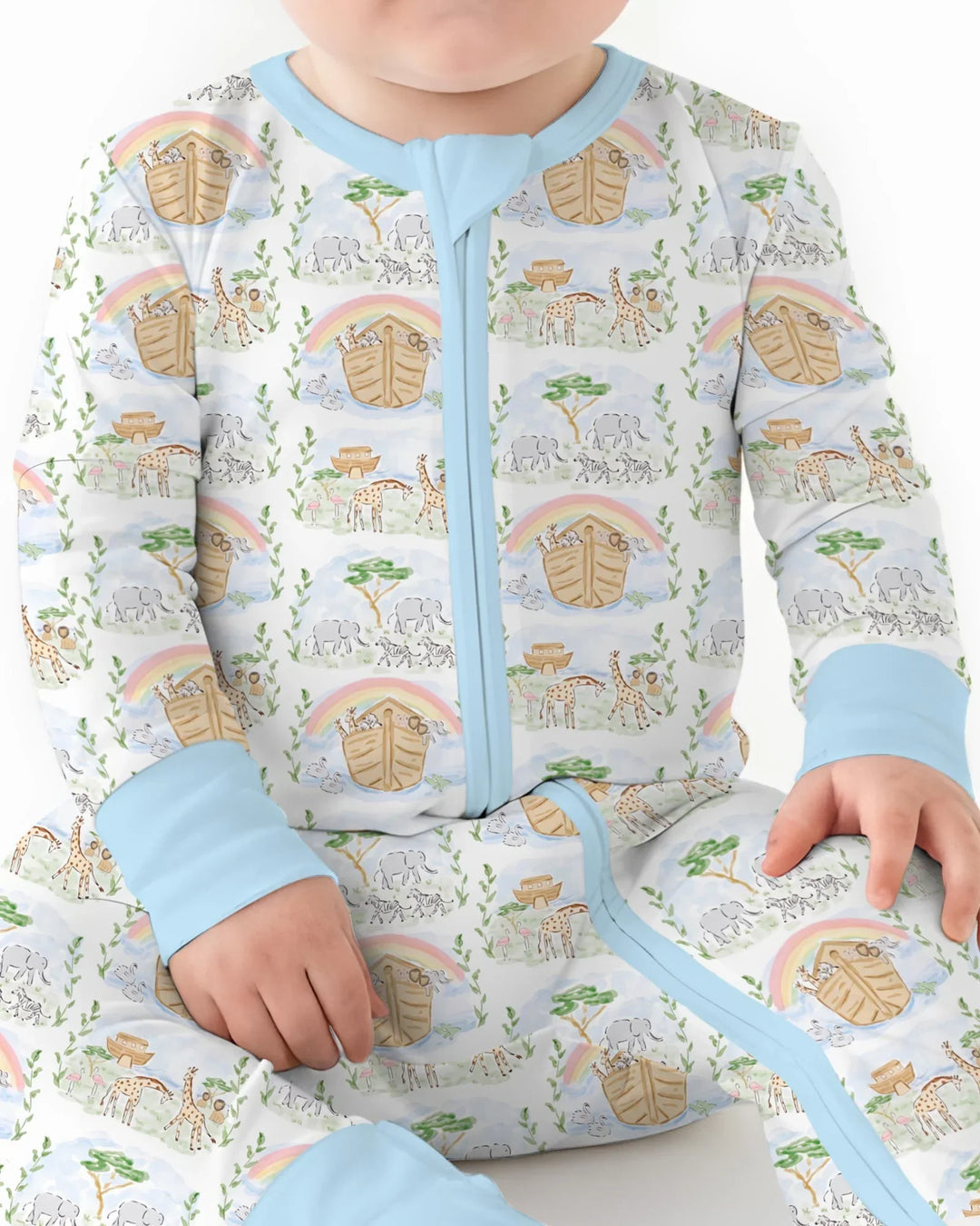 Gerippte Babykleidung mit individuellem Foto - Weich &amp; Skizzenhaft