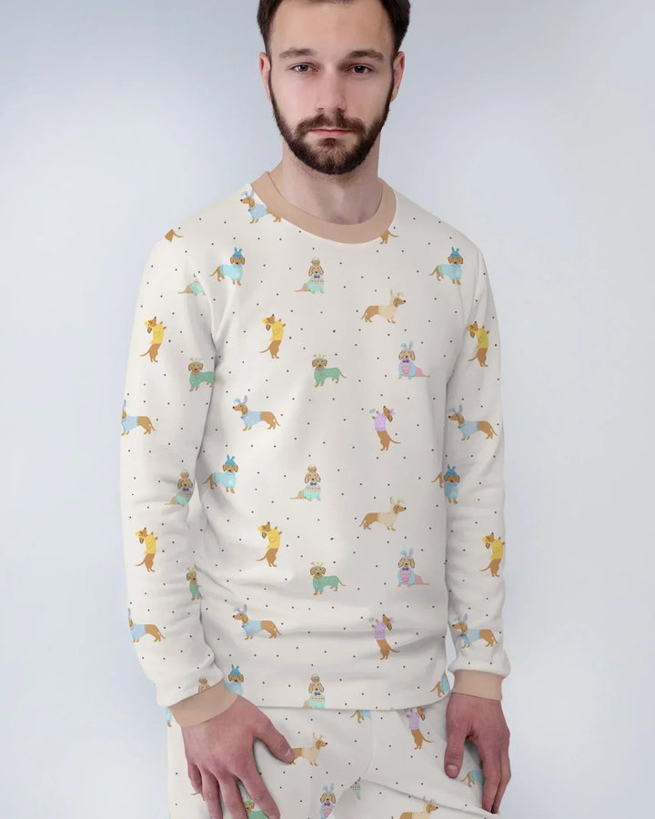 Vorlage Benutzerdefiniertes Herren-Pyjama-Set