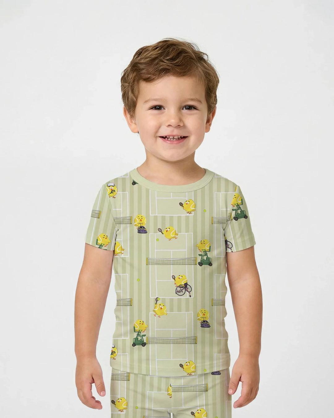 Zweiteiliges, kurzärmliges Pyjama-Set mit Marienkäfern