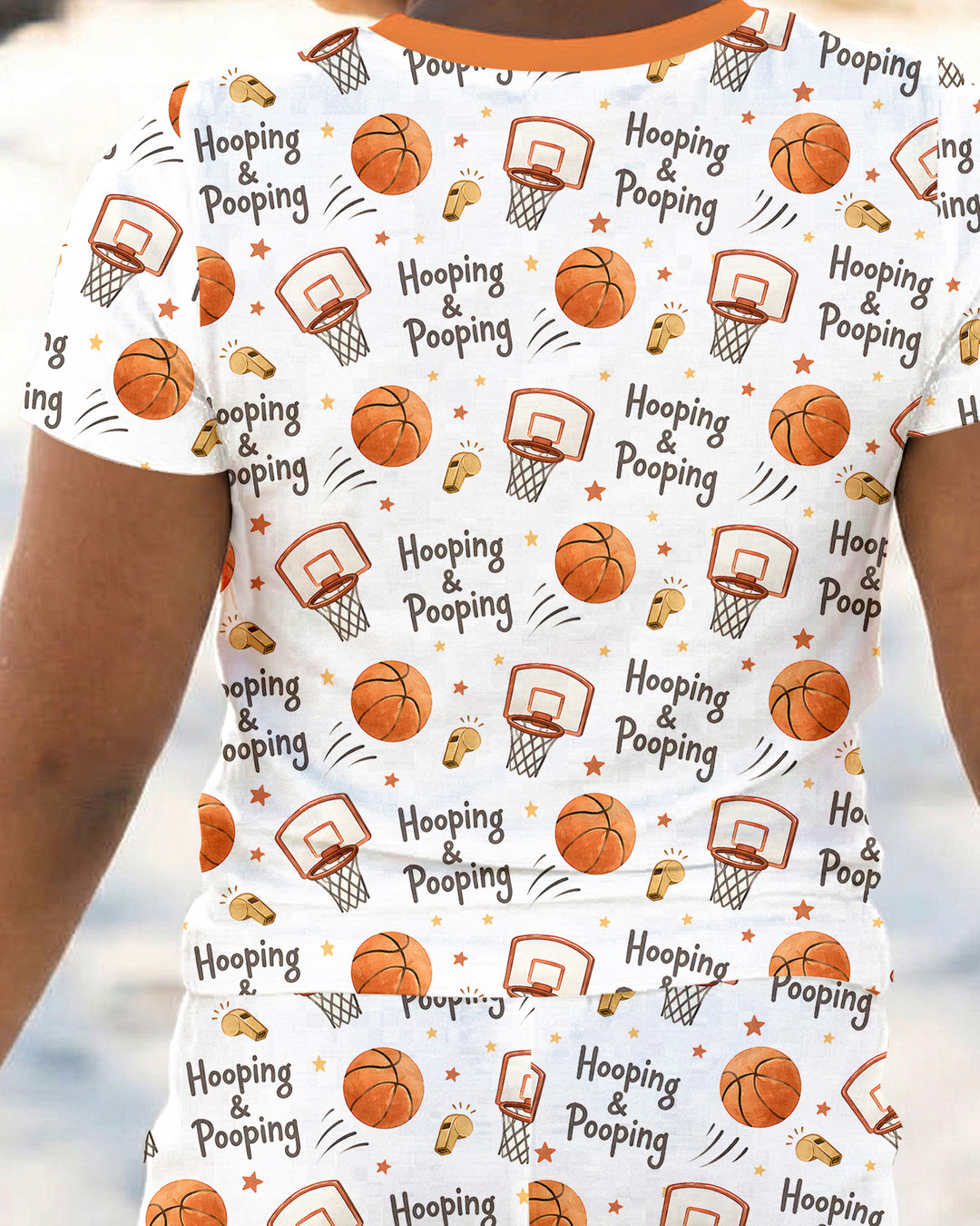 Zweiteiliges, kurzärmliges Pyjama-Set mit Marienkäfern
