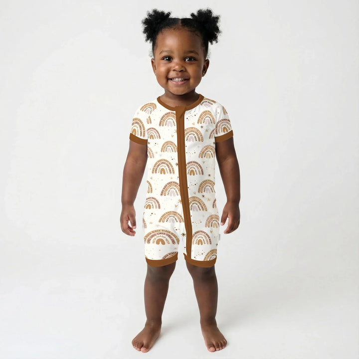 Back Lives Matter Rainbow Bamboo Shorty Zippy