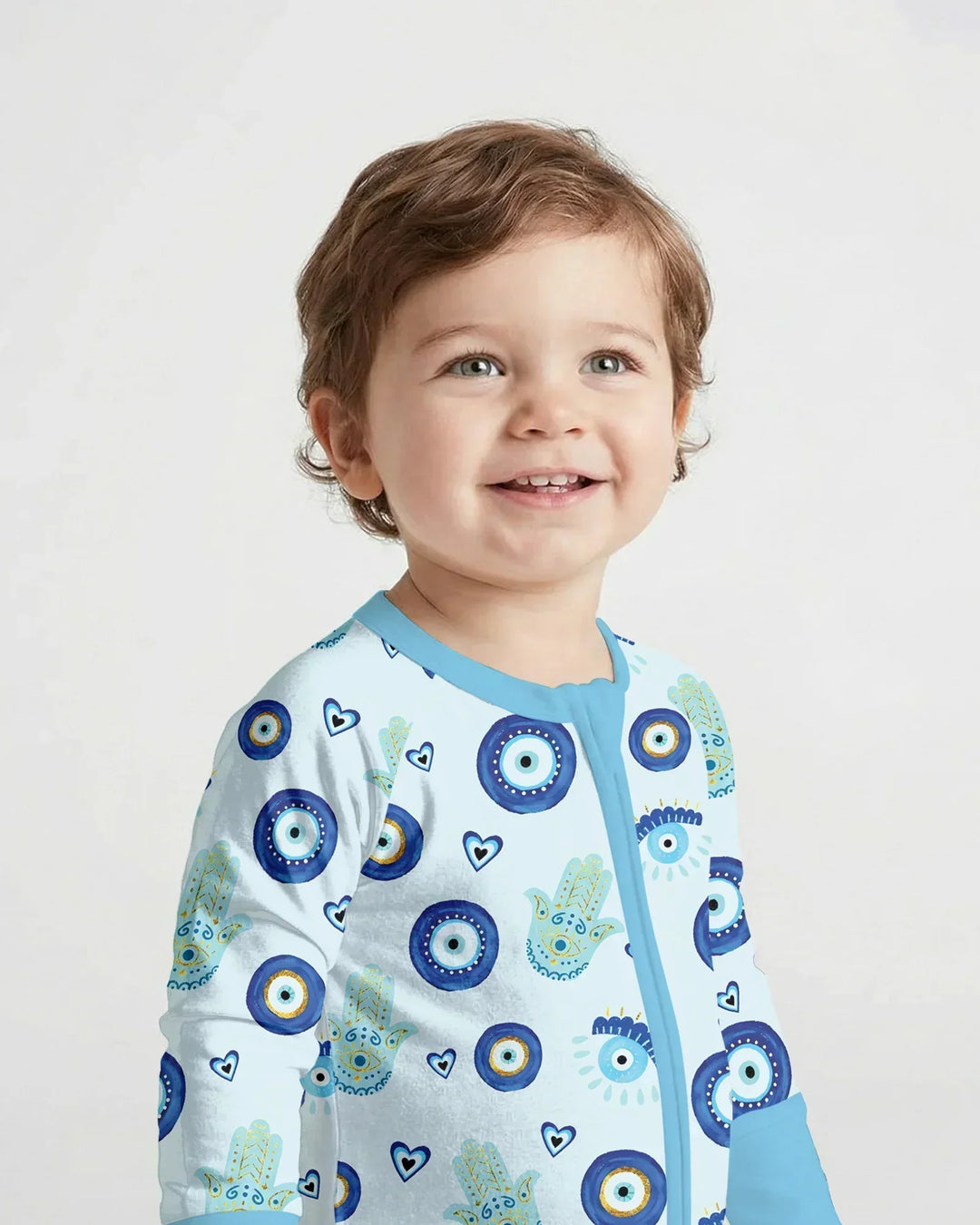 Gerippte Babykleidung mit individuellem Foto - Weich &amp; Skizzenhaft