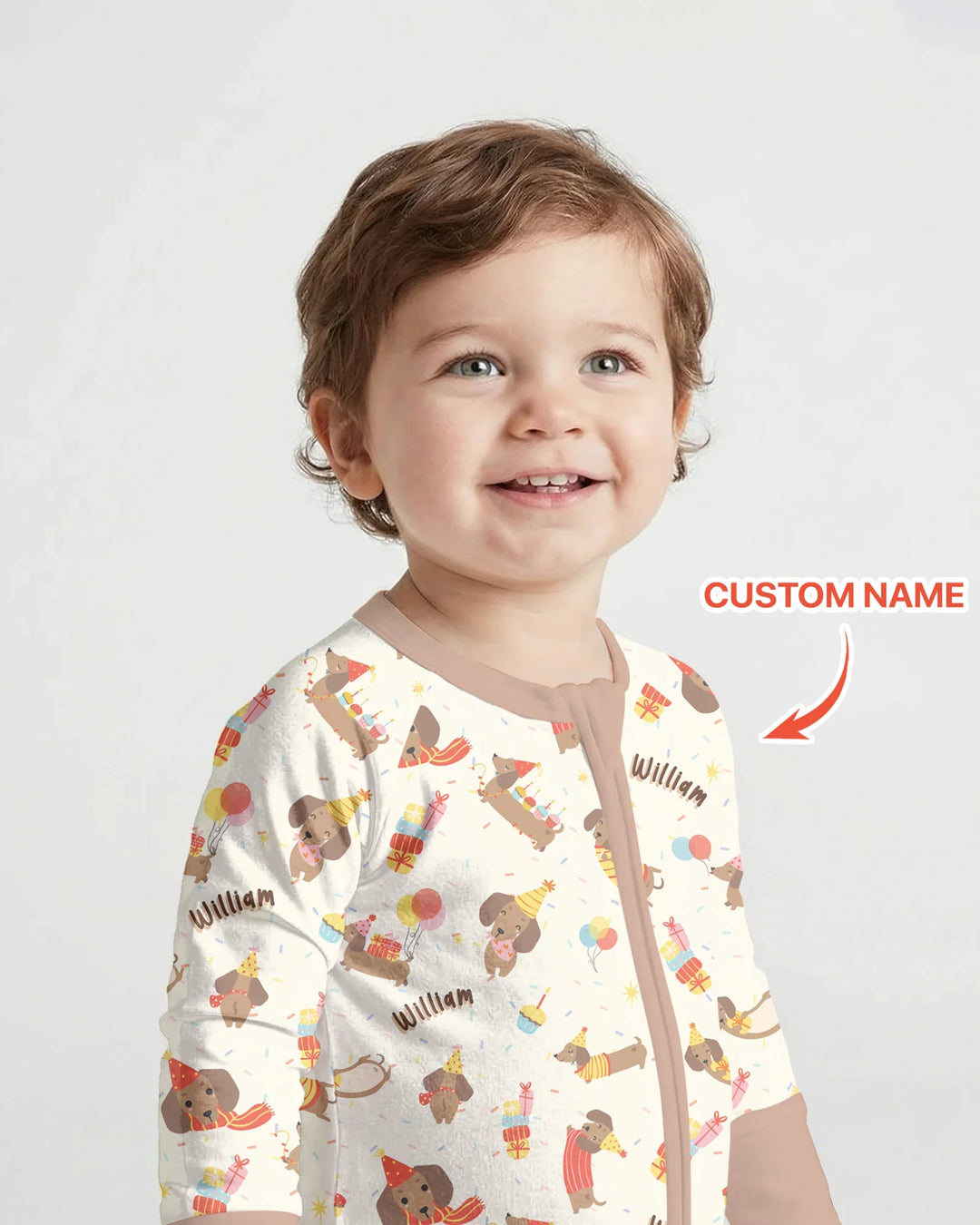 Gerippte Babykleidung mit individuellem Foto - Weich &amp; Skizzenhaft