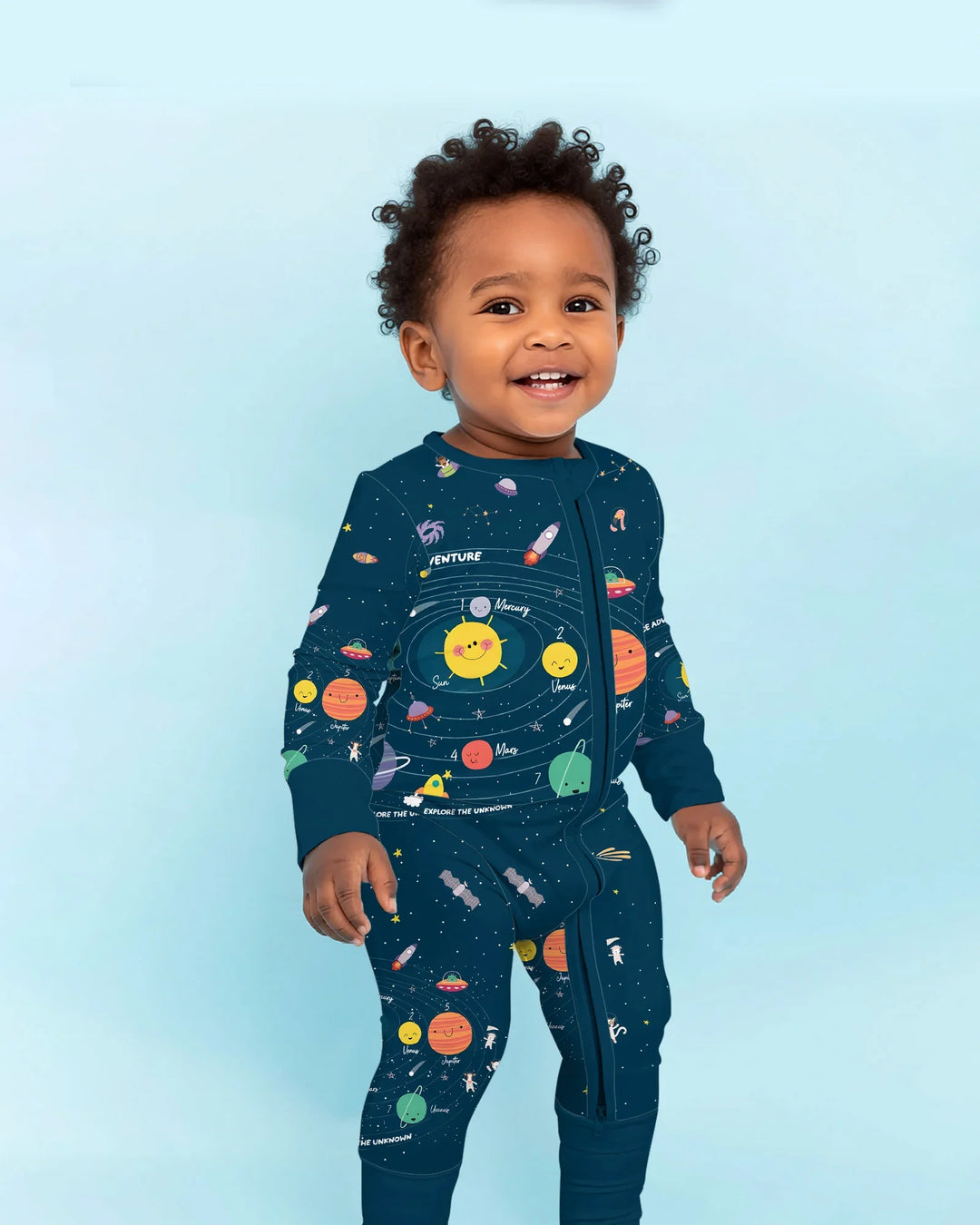 Gerippte Babykleidung mit individuellem Foto - Weich &amp; Skizzenhaft