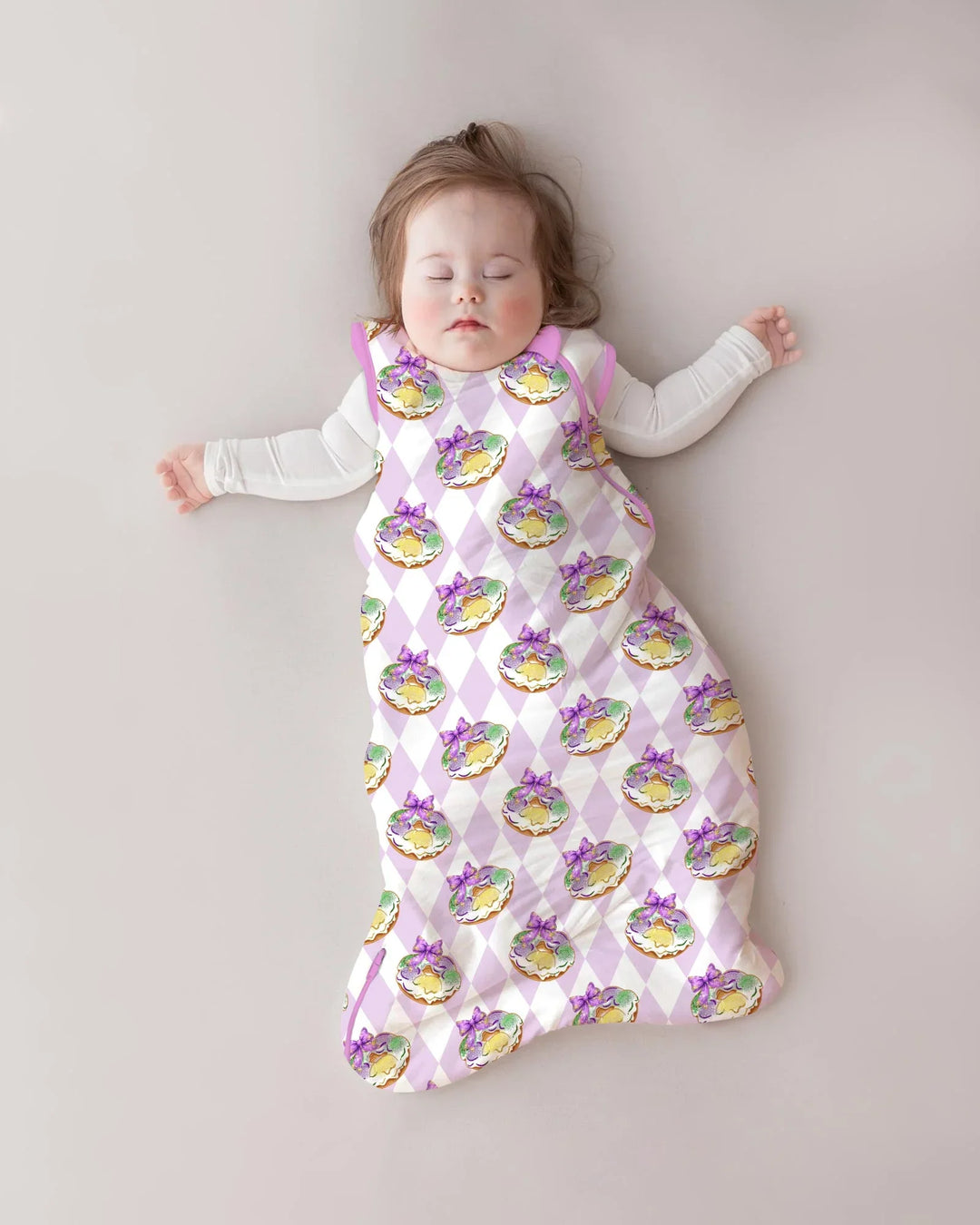 Mardi Gras Donut Bamboo Sleep Bag