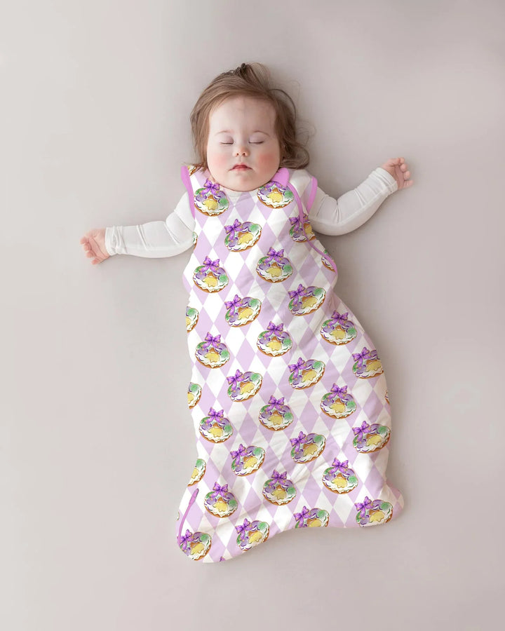 Mardi Gras Donut Bamboo Sleep Bag