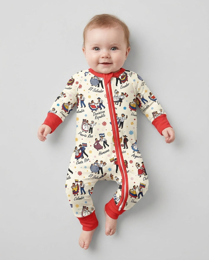 Gerippte Babykleidung mit individuellem Foto - Weich &amp; Skizzenhaft