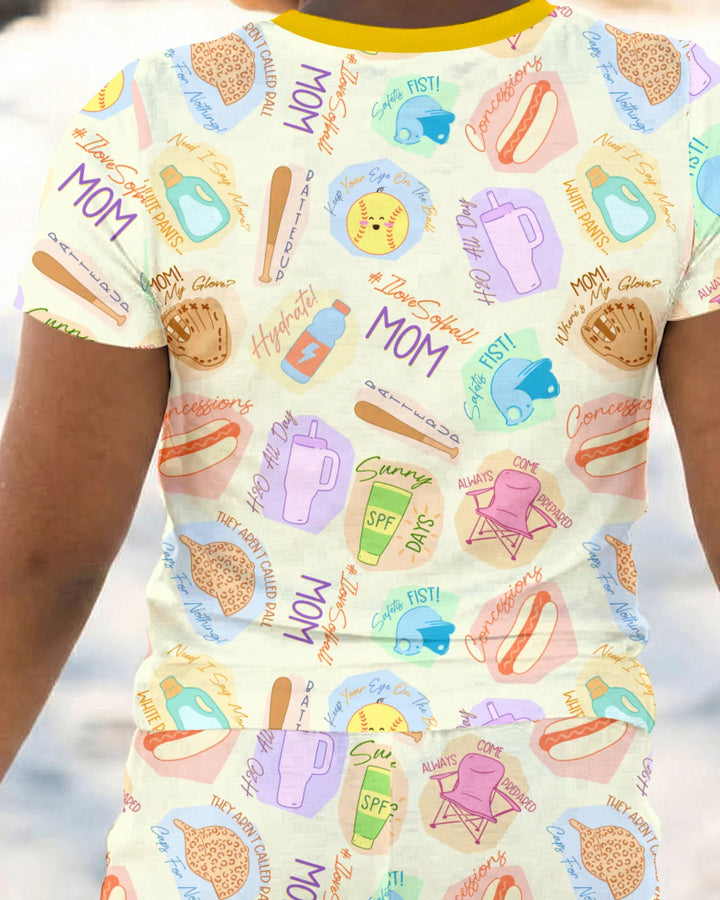 Zweiteiliges, kurzärmliges Pyjama-Set mit Marienkäfern