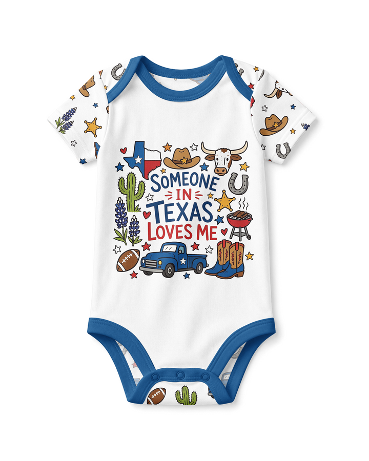 Someone in Texas Loves Me Bamboo Bodysuit