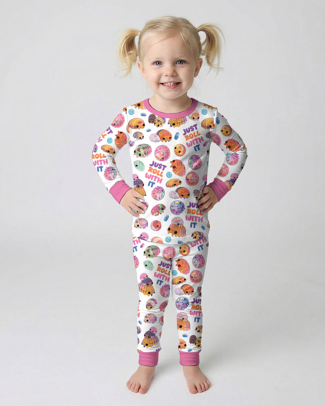 Just Roll With It Bamboo Two Piece Long Sleeve Pajama Set