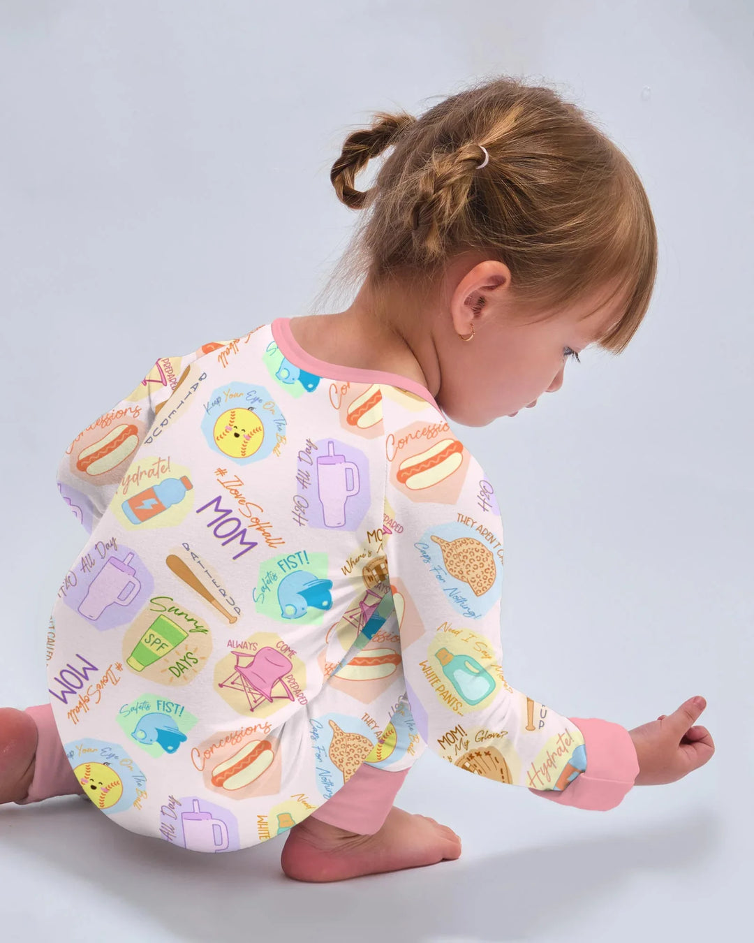 Gerippte Babykleidung mit individuellem Foto - Weich &amp; Skizzenhaft