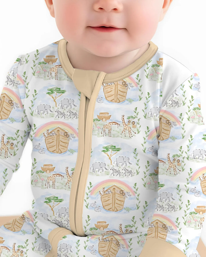 Gerippte Babykleidung mit individuellem Foto - Weich &amp; Skizzenhaft