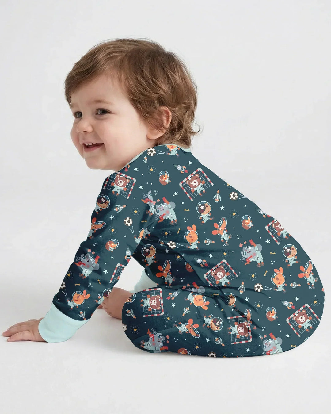 Gerippte Babykleidung mit individuellem Foto - Weich &amp; Skizzenhaft