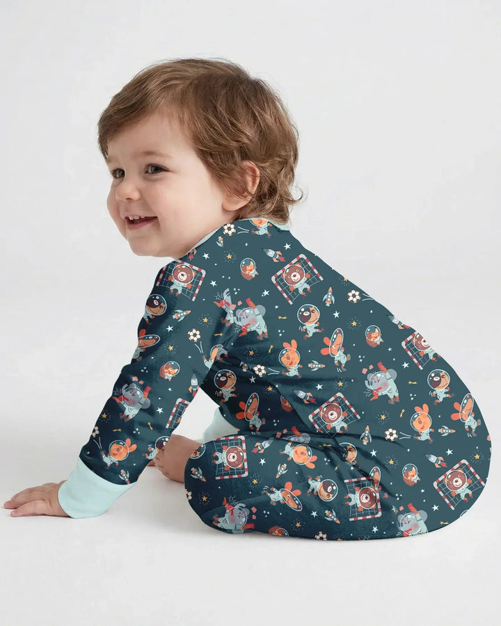Gerippte Babykleidung mit individuellem Foto - Weich &amp; Skizzenhaft