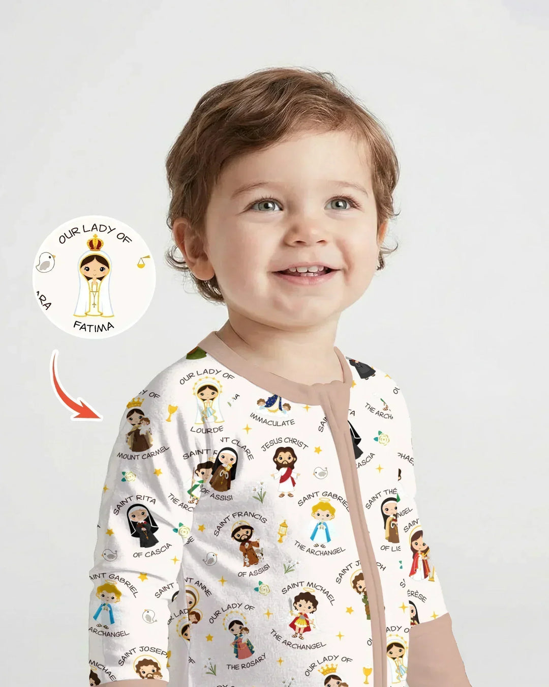 Gerippte Babykleidung mit individuellem Foto - Weich &amp; Skizzenhaft