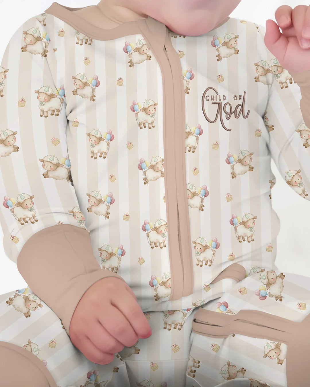 Gerippte Babykleidung mit individuellem Foto - Weich &amp; Skizzenhaft