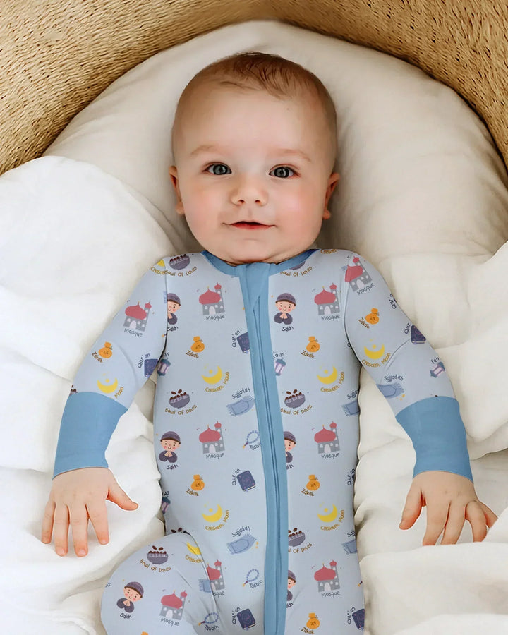 Gerippte Babykleidung mit individuellem Foto - Weich &amp; Skizzenhaft