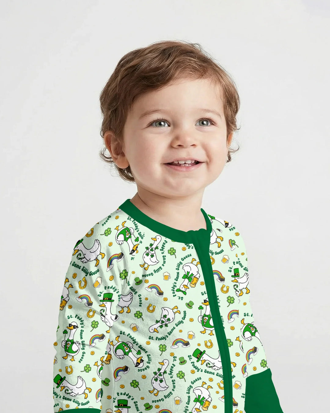 St. Patrick's Day Silly Goose Bamboo Convertible Zippy