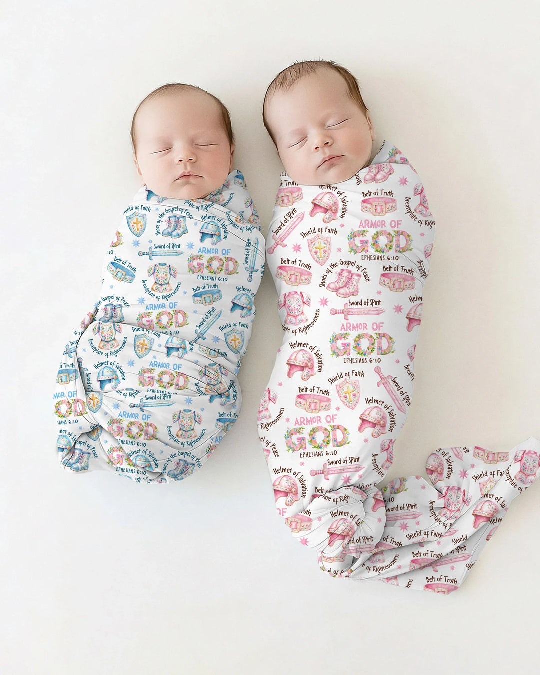 Put On The Full Armor Of God swaddle blanket