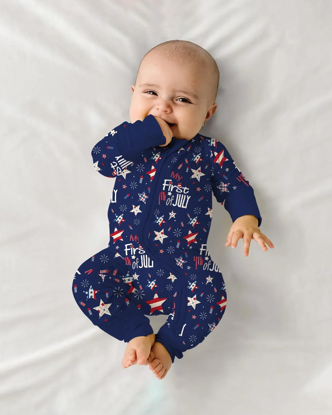 Gerippte Babykleidung mit individuellem Foto - Weich &amp; Skizzenhaft